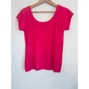 Gap Y2K Knit Scoop Neck Short Sleeve Top XL